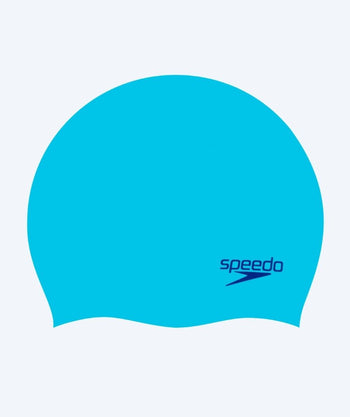 Speedo czepek do pływania dla juniora (6-16 lat) - Plain - Jasnoniebieski