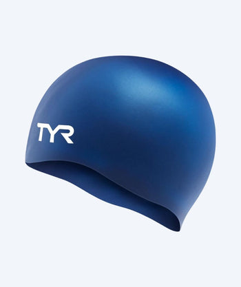 TYR czepek do pływania - Silikone - Ciemnoniebieski
