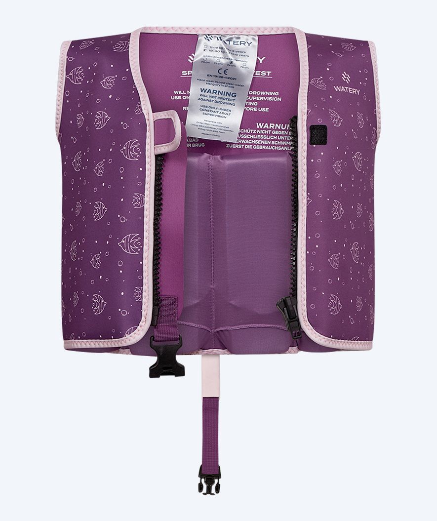 Watery kamizelka do pływania dla dzieci (1-6) - Splashy - Fioletowy
