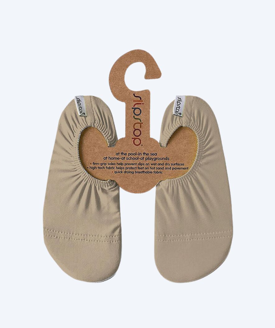 SlipStop skarpety na basen dla dzieci - Beżowy