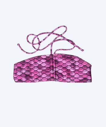 Kuaki Mermaids góra od bikini syrenka dla dziewczynek - Jasnoróżowa