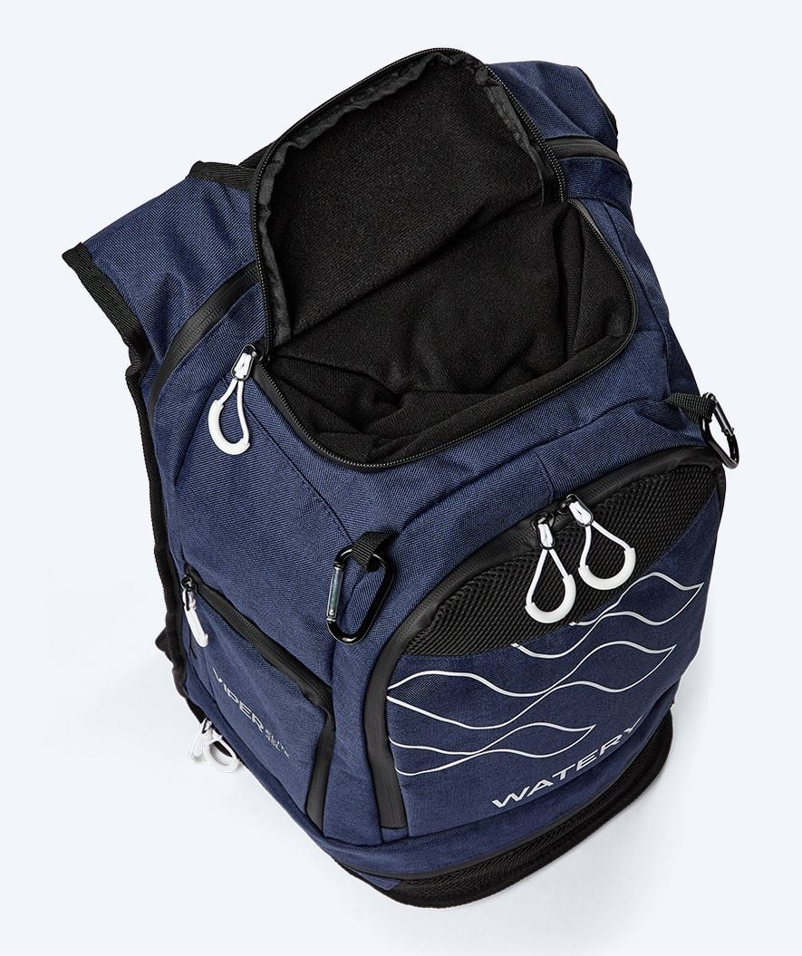Watery torba pływacka - Viper Elite 45L - Ciemnoniebieska/Biała