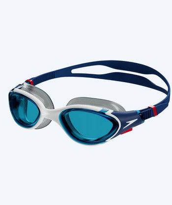 Speedo okulary do pływania treningowe - Biofuse 2.0 - Niebieskie (lustrzane szkła)