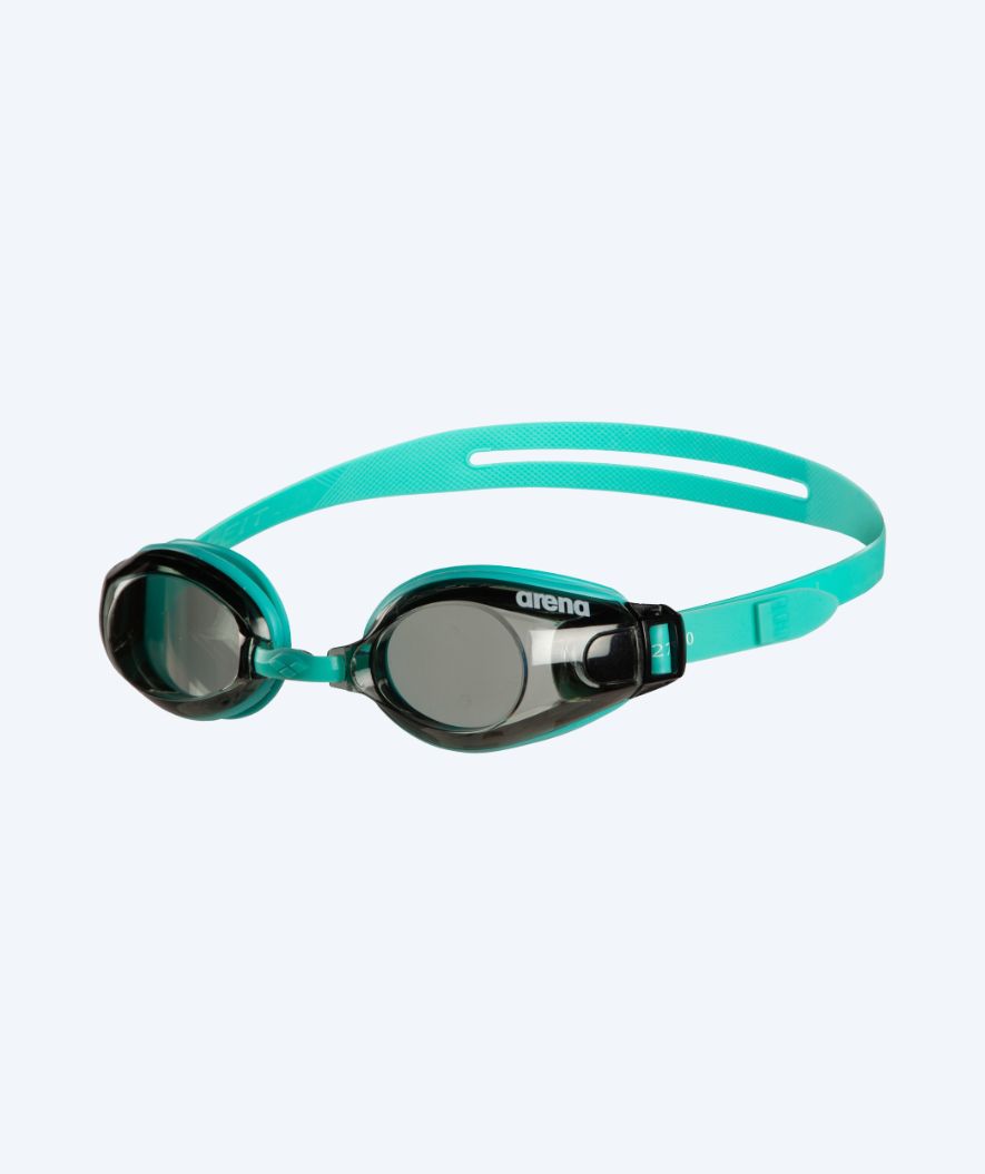 Arena okulary pływackie treningowe - Zoom X-Fit - Jasnoniebieski (Smoke soczewki)