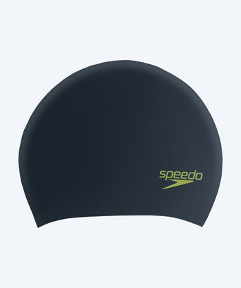 Speedo czepek do pływania dla juniora (6-16 lat) - Plain - Czarny/zielony