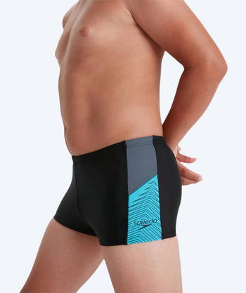 Speedo bokserki kąpielowe dla chłopców - Dive - Czarne/szare - Aquashorty