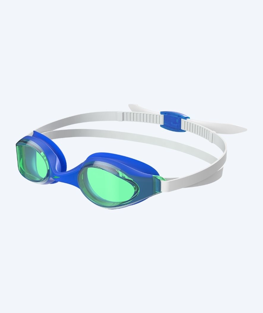 Speedo okulary pływackie treningowe - Hyper Flyer - Niebieski/biały