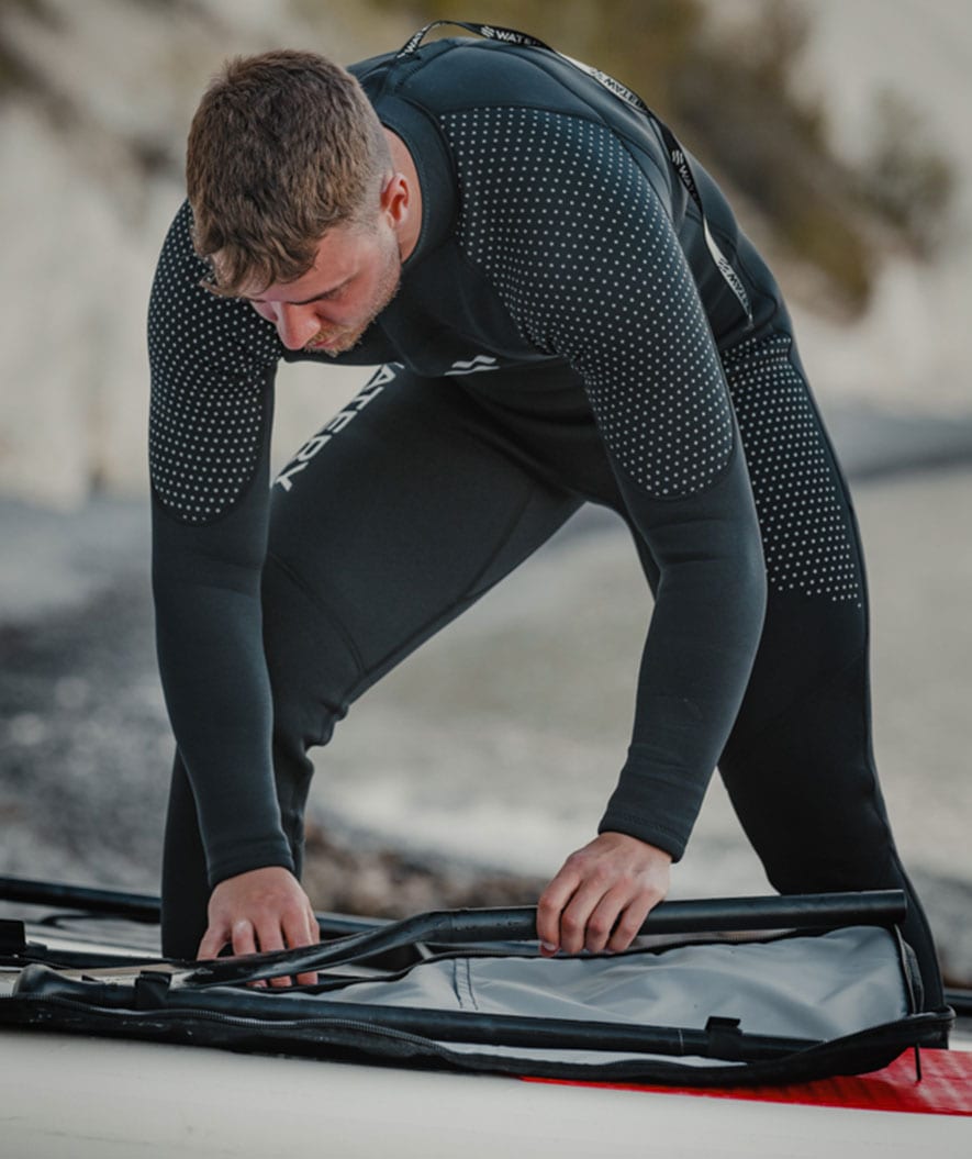 Watery pianka dla mężczyzn - Hedgehog (3mm) - Czarny