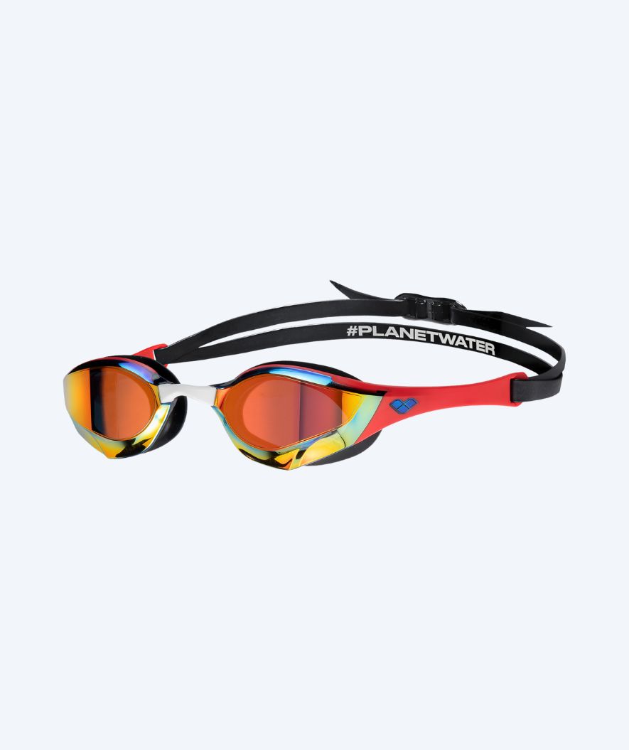 Arena Elite okulary do pływania - Cobra Edge SWIPE Mirror - Czerwony/złoty