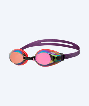 Arena okulary pływackie treningowe - Zoom X-Fit Mirror - Fioletowy/różowy