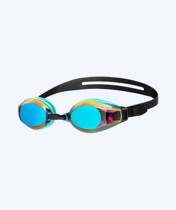 Arena okulary pływackie treningowe - Zoom X-Fit Mirror - Czarny/niebieski