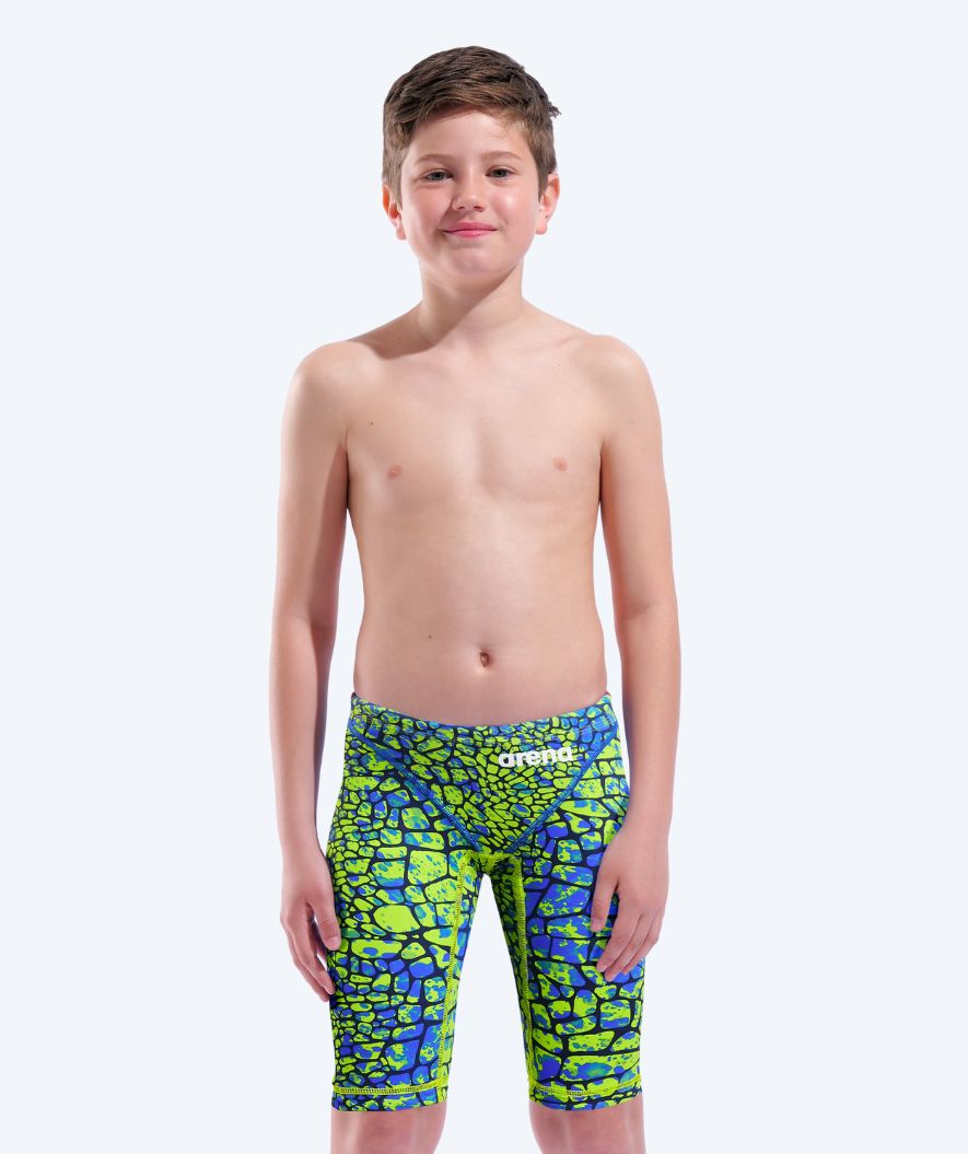 Arena kąpielówki na zawody dla chłopców - ST NEXT - Zielony/ciemnoniebieski (Limited 2025)