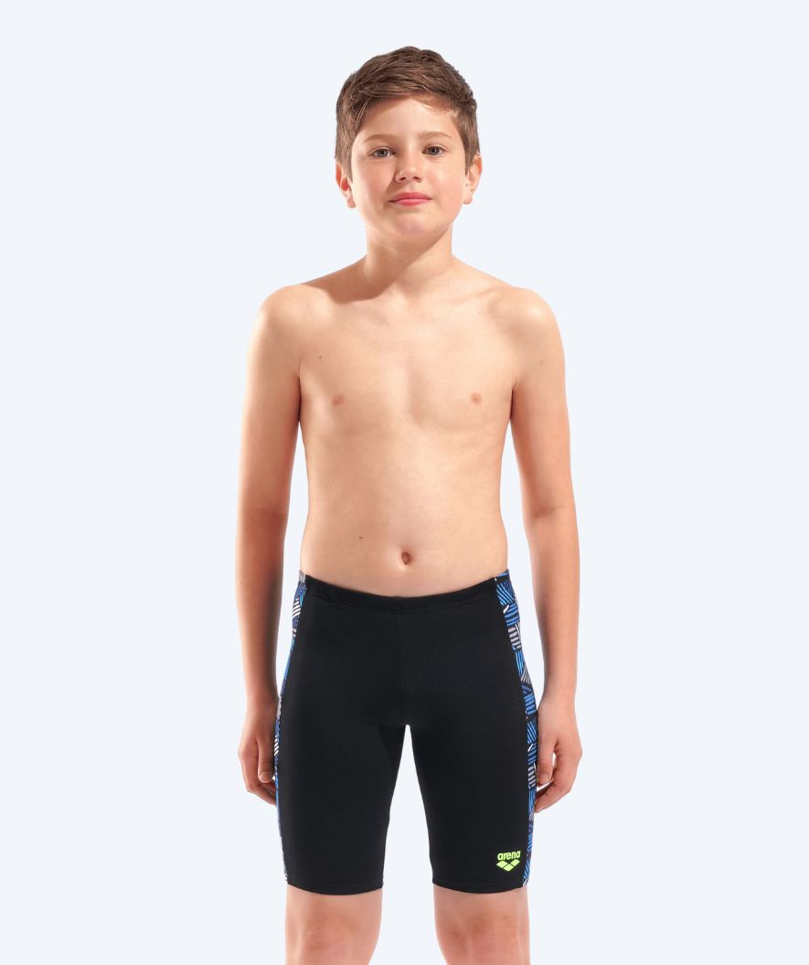 Arena długie kąpielówki dla chłopców - Candies - Czarny/niebieski