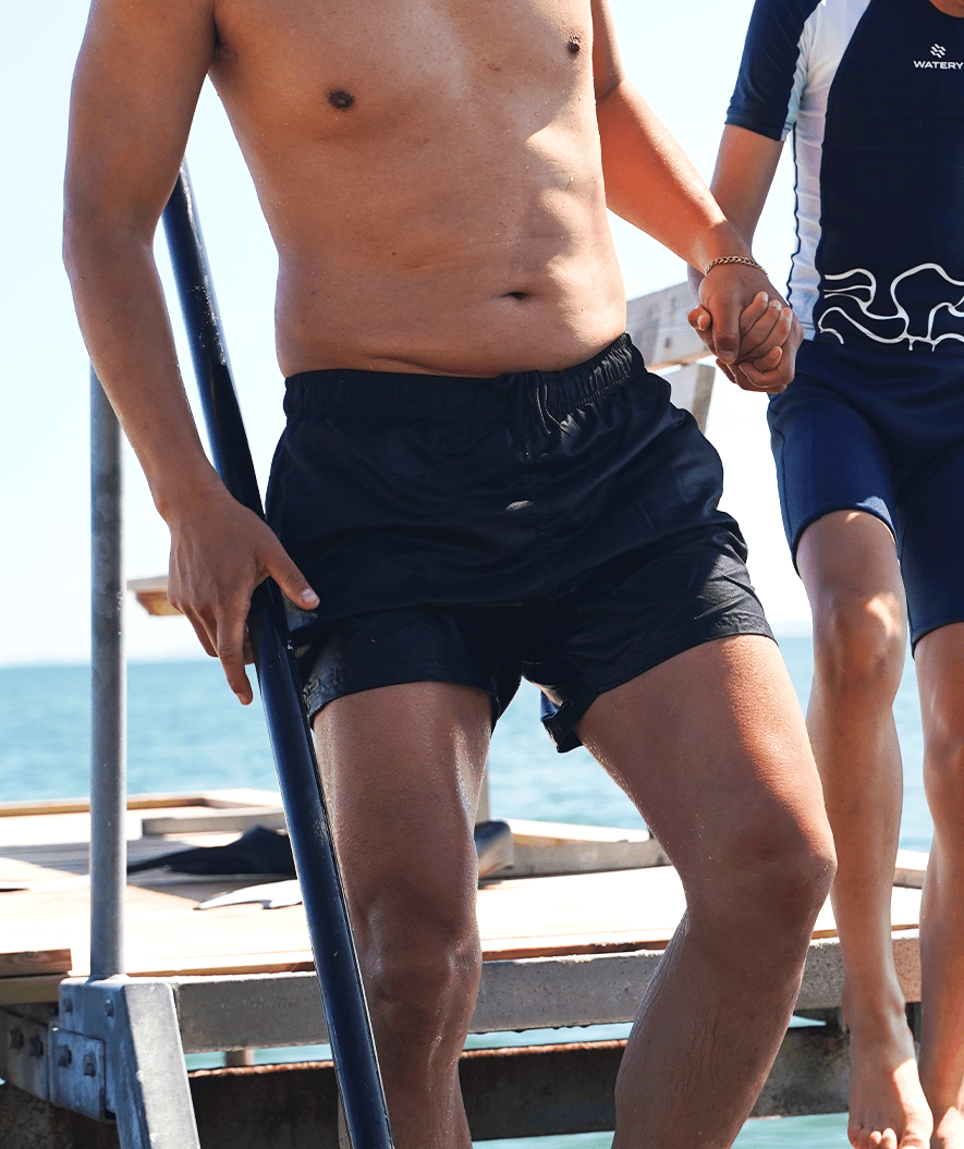 Watery spodenki plażowe dla mężczyzn - Waverly - Ciemnoniebieski