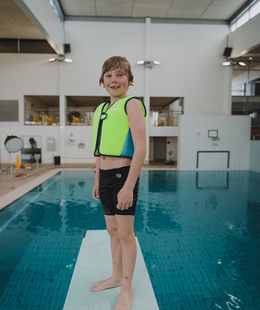 Watery kamizelka do pływania dla dzieci (2-8) - Basic - Zielony