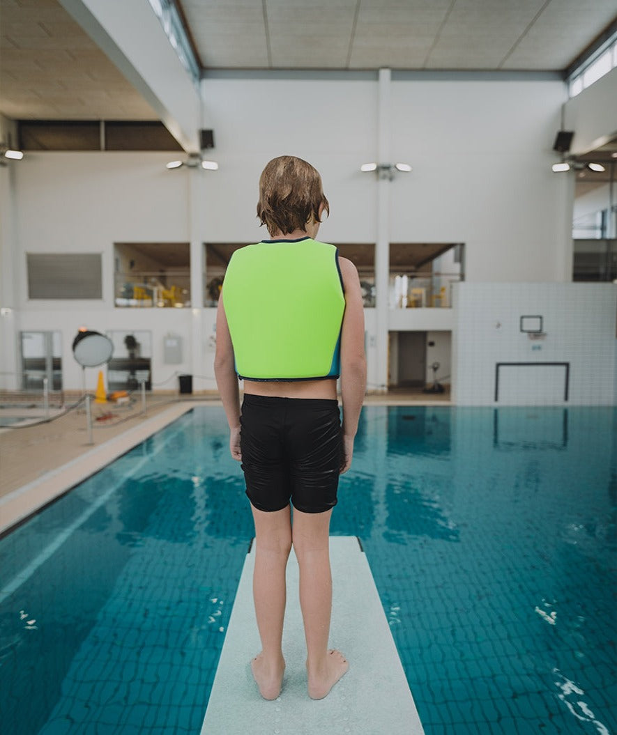 Watery kamizelka do pływania dla dzieci (2-8) - Basic - Zielony