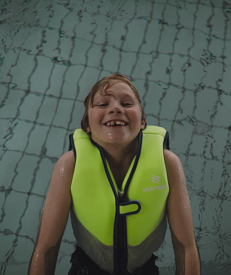 Watery kamizelka do pływania dla dzieci (2-8) - Basic - Zielony