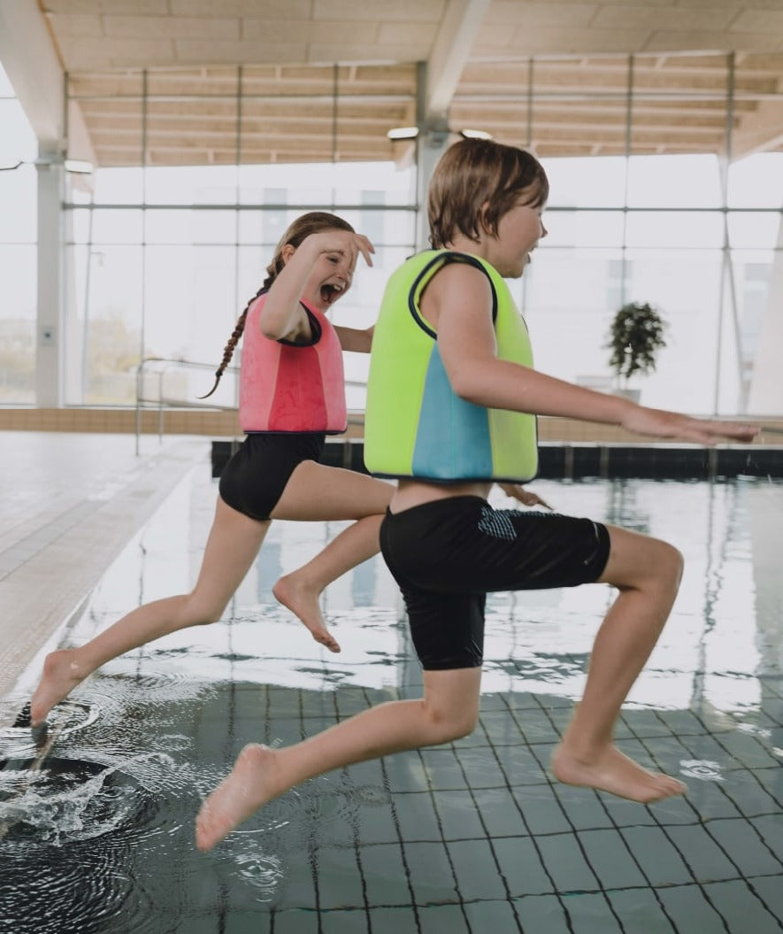 Watery kamizelka do pływania dla dzieci (2-8) - Basic - Zielony