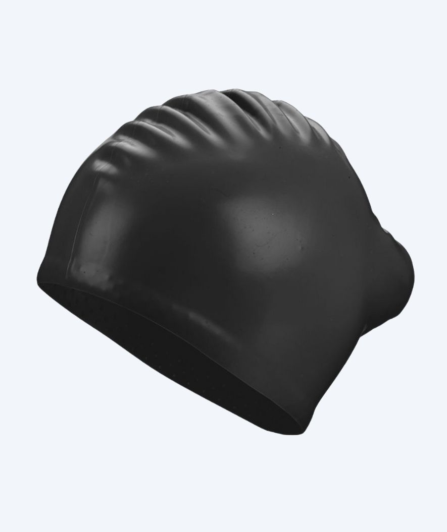 Beco czepek do pływania na długie włosy - Silicone - Czarny