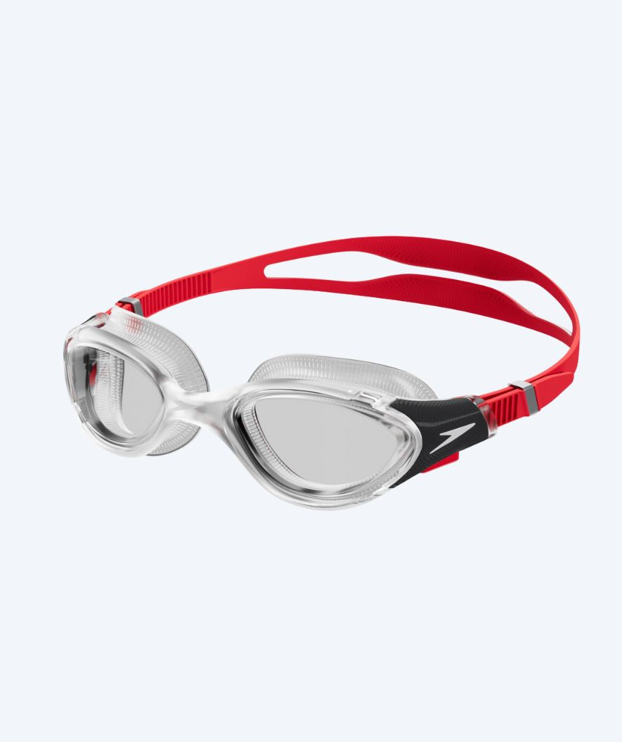 Speedo okulary pływackie treningowe - Biofuse 2.0 - Biały/czerwony