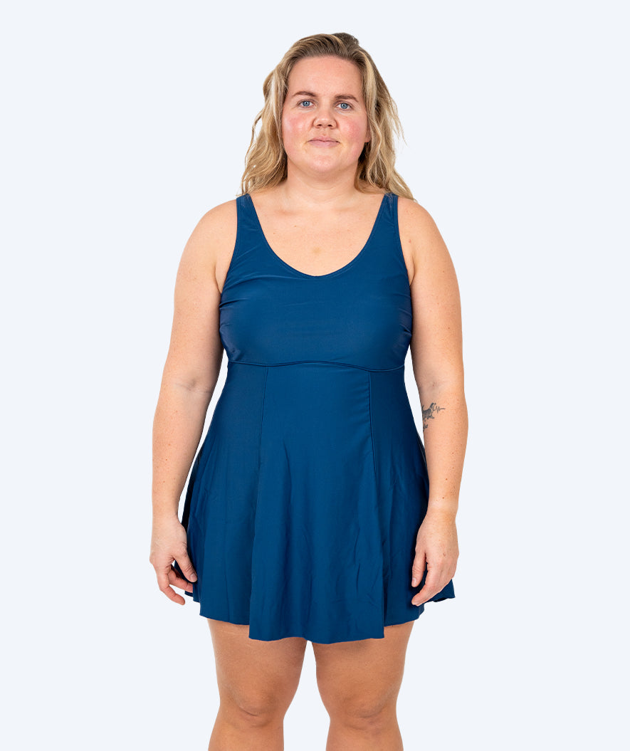 Watery strój kąpielowy ze spódniczką dla kobiet - River - Ciemnoniebieski