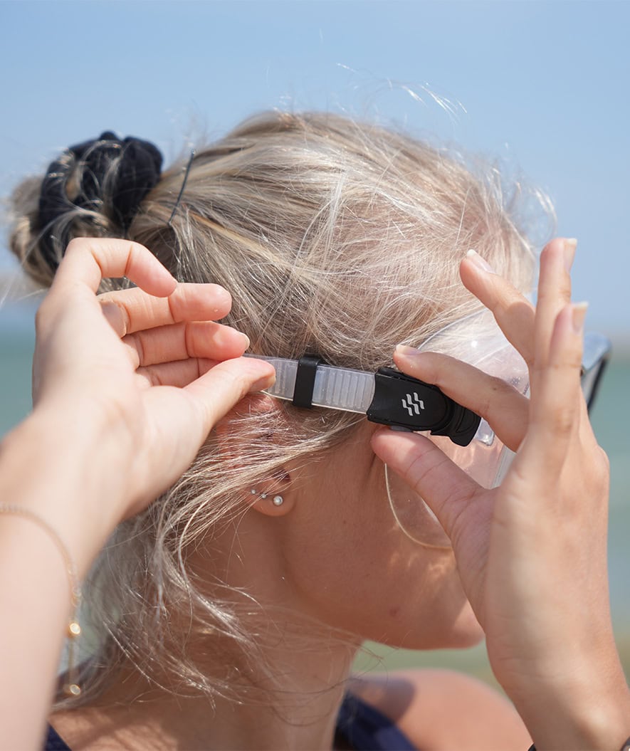 Watery maska do nurkowania dla dorosłych (od 15 lat) - Nebula - Czarny