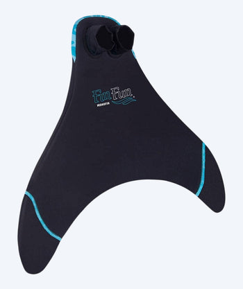 Fin Fun monopłetwa syreny dla dzieci - Czarna/jasnoniebieska