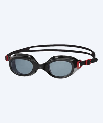 Speedo okulary pływackie treningowe - Futura Classic - Czerwony (Smoke soczewki)