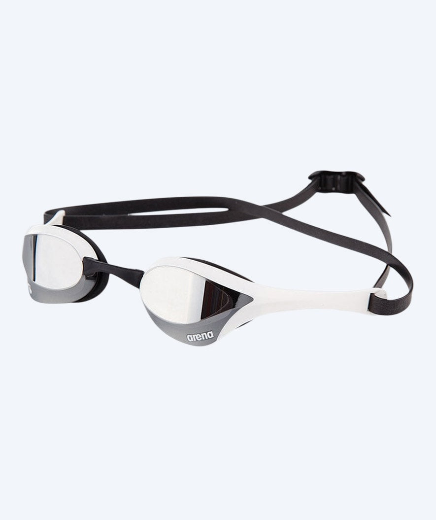 Arena Elite okulary do pływania - Cobra Ultra SWIPE Mirror - Biały/srebrny