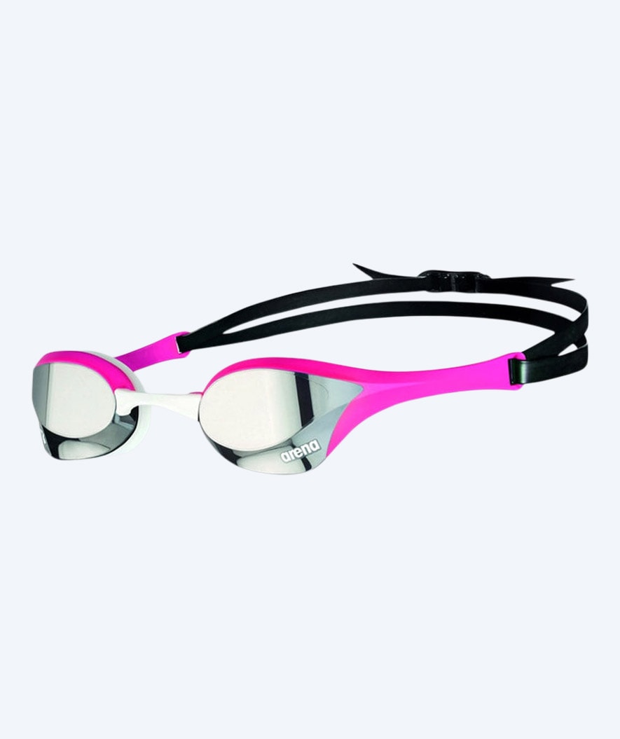 Arena Elite okulary do pływania - Cobra Ultra SWIPE Mirror - Jasnoróżowy/srebrny