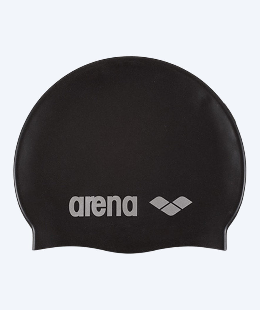 Arena czepek do pływania - Klasyczny silikon - Czarny