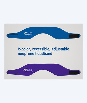 Mack's opaska na uszy dla dzieci - Niebieski/fioletowy