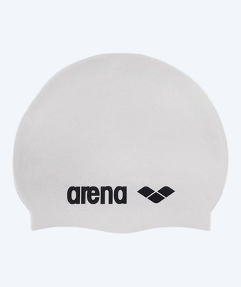 Arena czepek do pływania - Klasyczny silikon - Biały/czarny