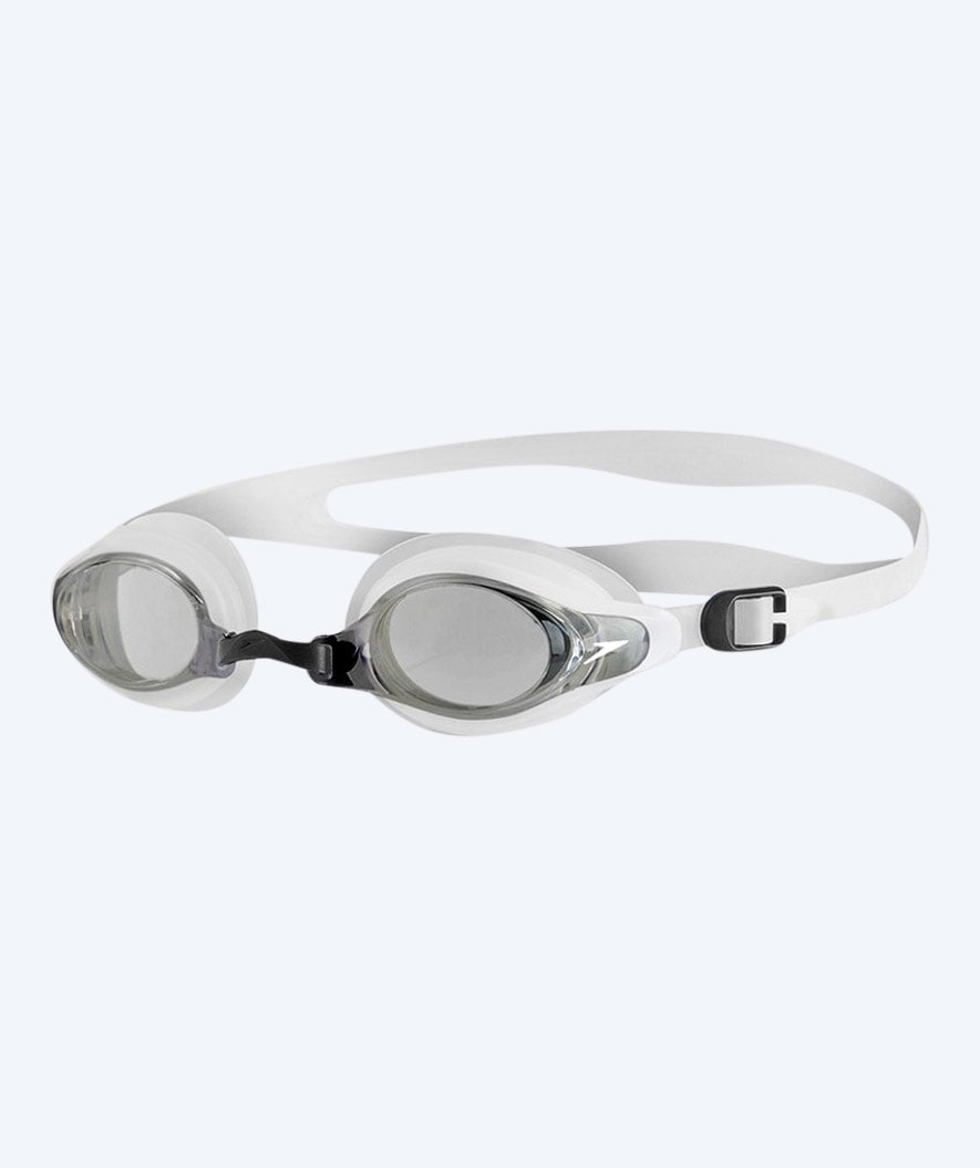 Speedo okulary pływackie treningowe - Mariner Supreme - Czarny/Biały (Dymne soczewki)