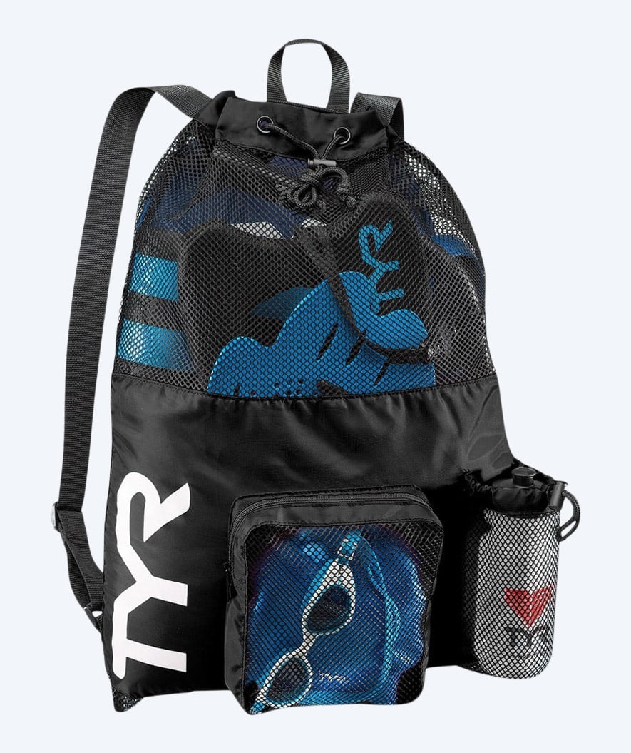 TYR siatka pływacka - Big Mesh Mummy 40L - Czarna