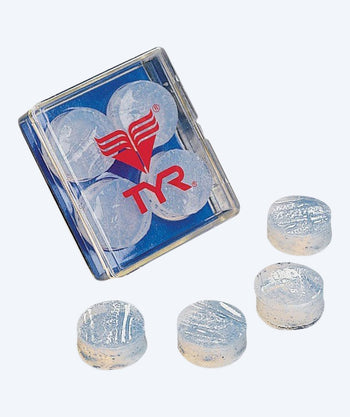 TYR zatyczki do uszu - Soft Moldable 4 szt.- Przezroczysty