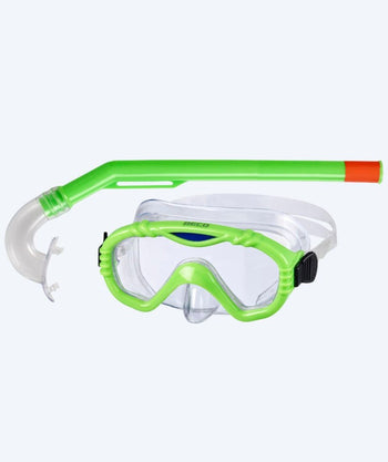 Beco zestaw maska + rurka do snorkelingu dla dzieci (od 4 lat) - Sealife - Zielony