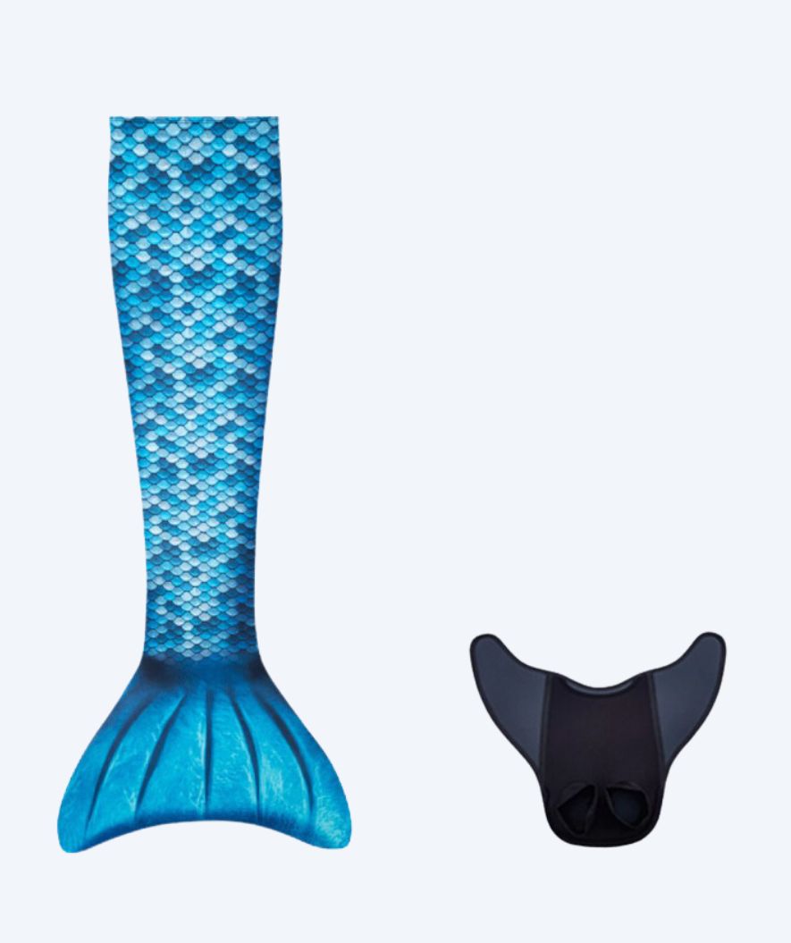 Kuaki Mermaids ogon syreny dla dzieci - Zestaw - Ciemnoniebieski