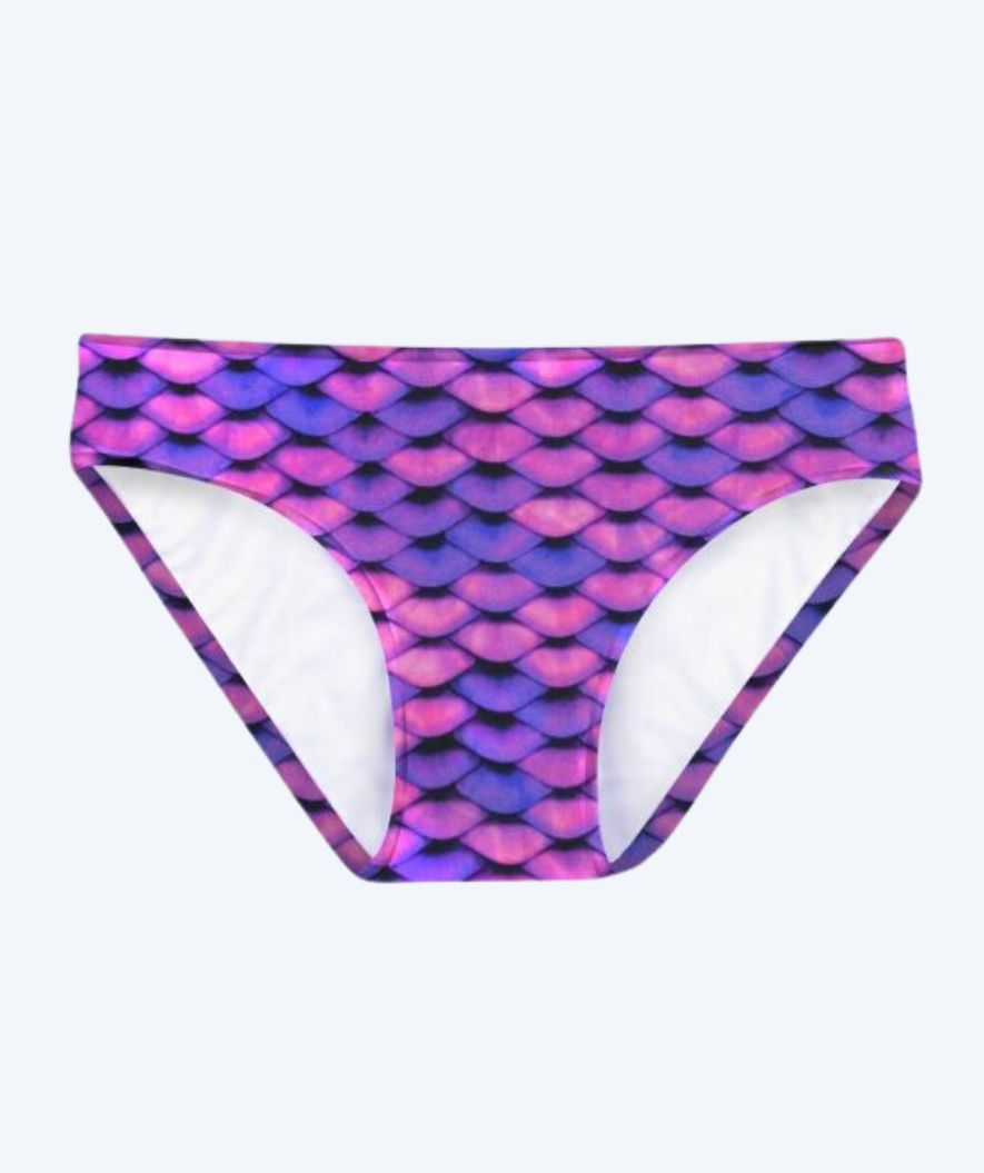 Fin Fun dół od bikini dla dziewczynek - Asian Magenta