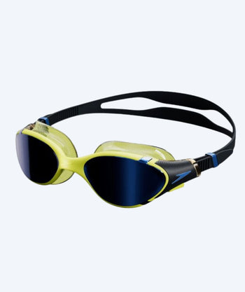 Speedo okulary do pływania treningowe - Biofuse 2.0 Mirror - Żółte/czarne