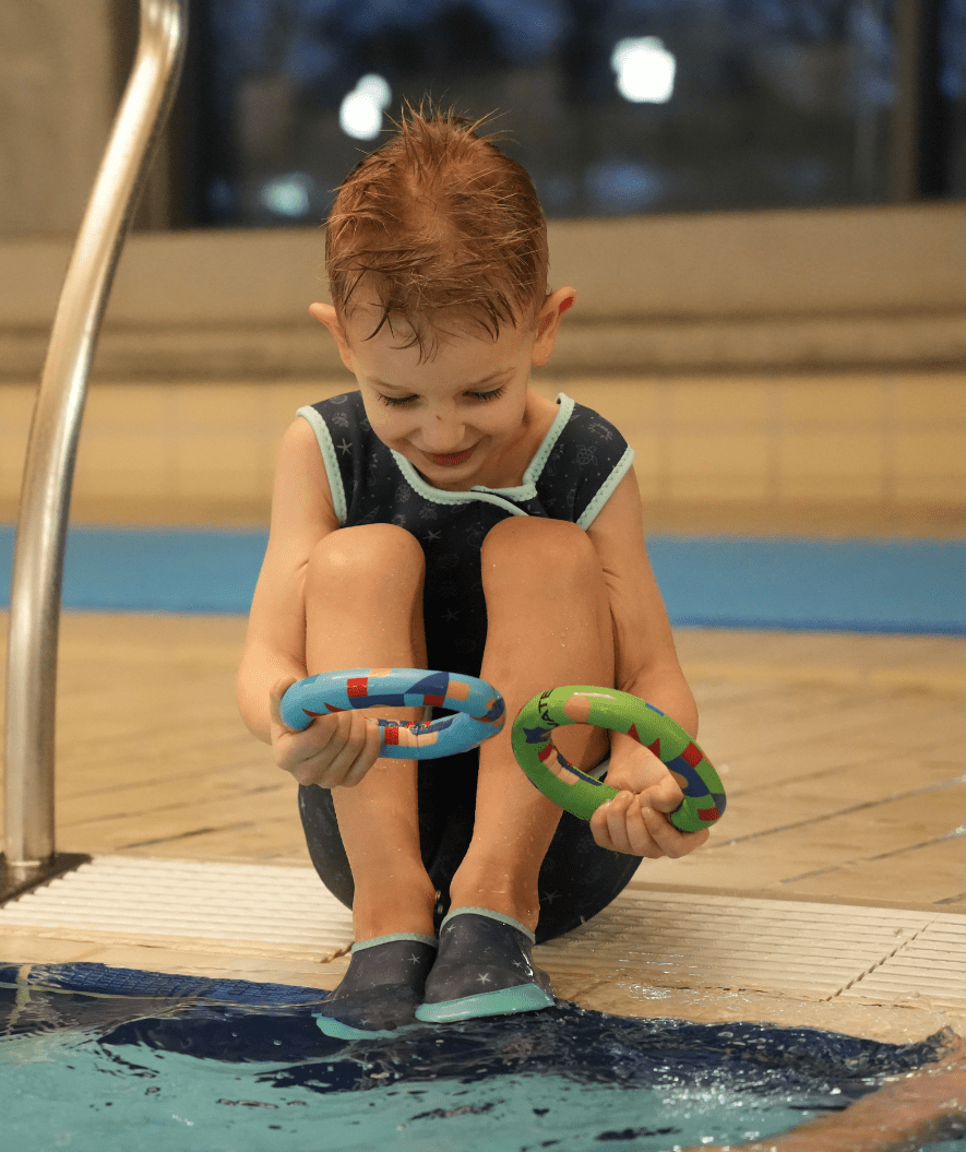 Watery pierścień do nurkowania - 13 cm - Niebieski