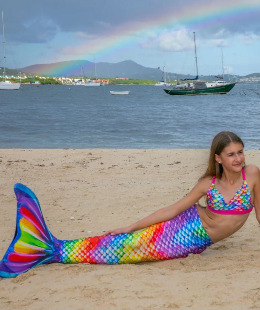 Fin Fun ogon syreny dla dzieci - Zestaw - Rainbow Reef
