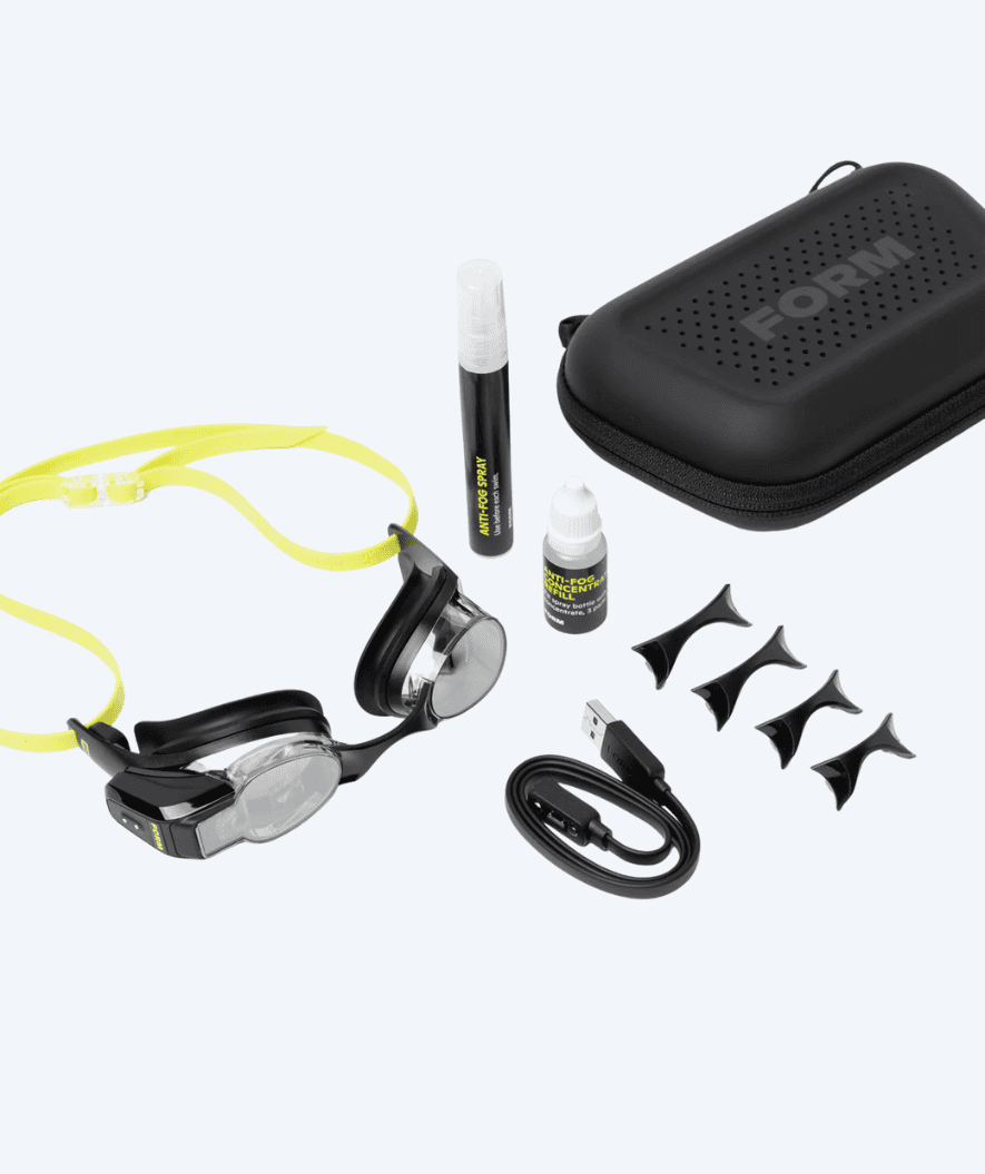 Form Swim Elite okulary do pływania display - Smart Swim 2 PRO - Czarny/zielony