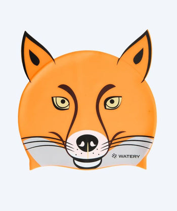 Watery czepek do pływania dla dzieci - Dashers - Fox (Pomarańczowy/szary)