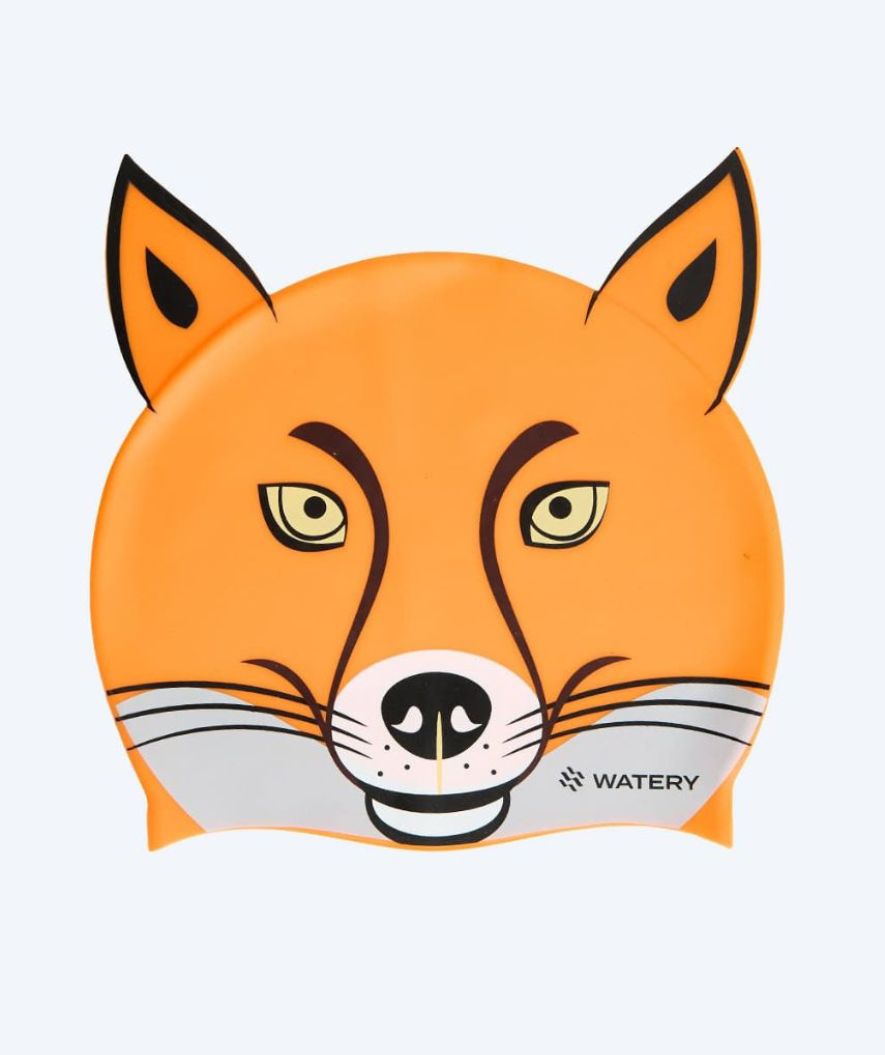 Watery czepek do pływania dla dzieci - Dashers - Fox (Pomarańczowy/szary)