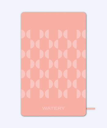 Watery ręcznik z mikrofibry (175 x 110 cm) - Rafferty - Blurish Pink