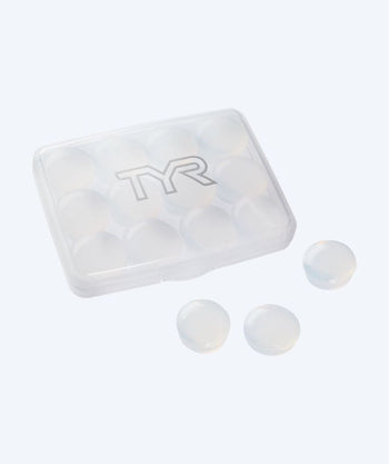 TYR zatyczki do uszu - Soft Moldable 12 szt. - Przezroczysty