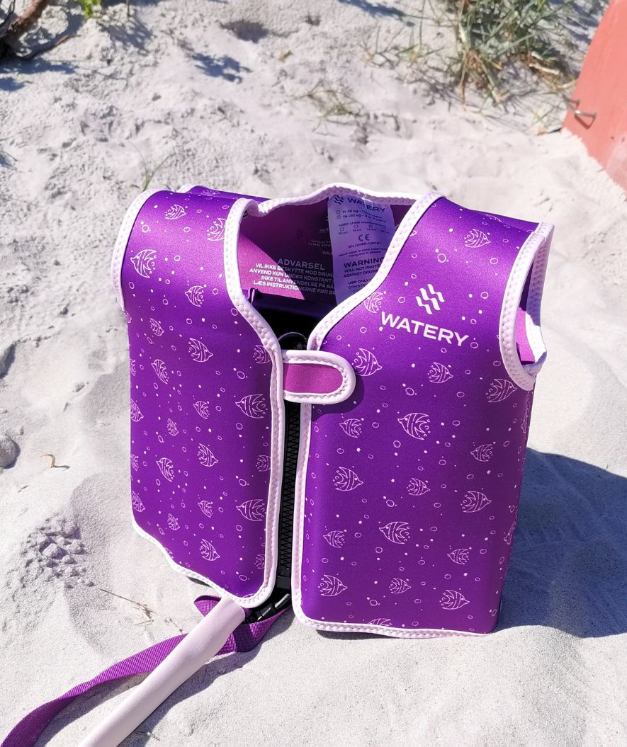 Watery kamizelka do pływania dla dzieci (1-6) - Splashy - Fioletowy