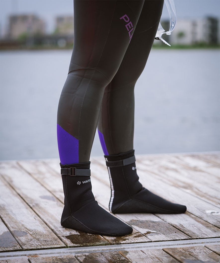 Watery skarpety na otwarte wody - Reptile (3 mm) - Czarny