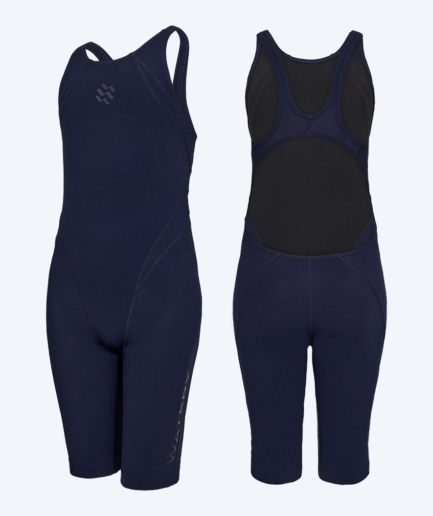 Watery strój kąpielowy na zawody dla dziewczynek - Rapidskin 2.0 - Ciemnoniebieski